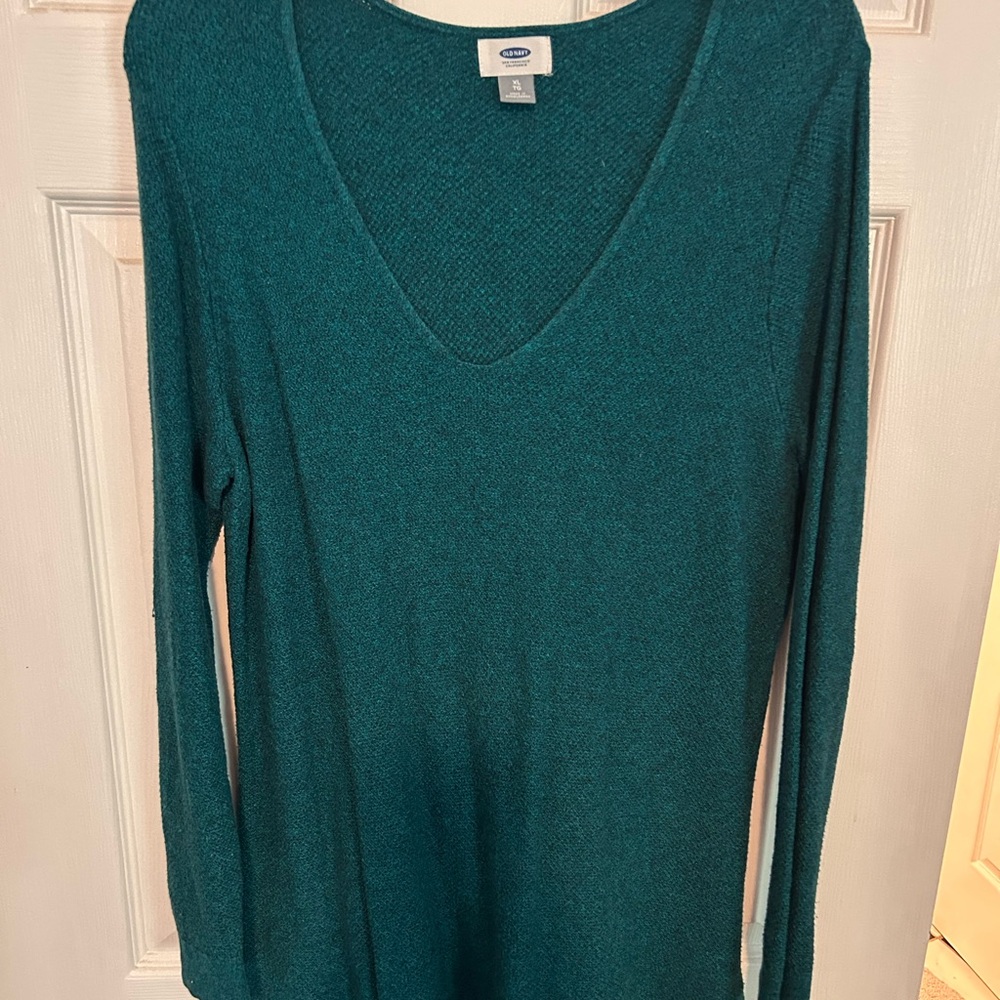 Old Navy Deep Teal Long Sleeve Top